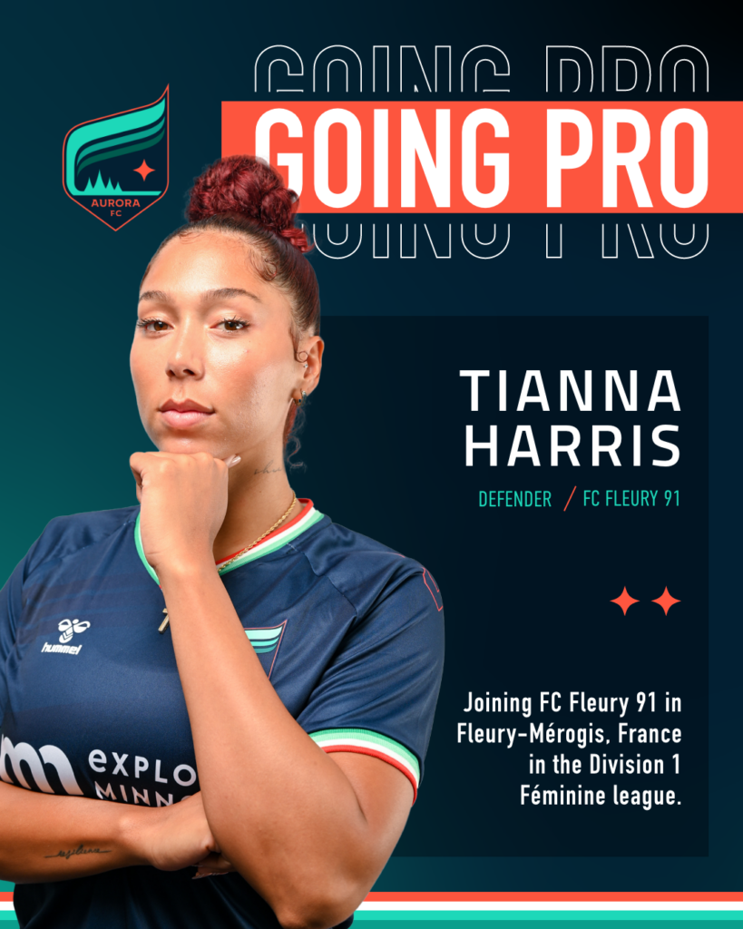 Aurora defender Tianna Harris signs Pro contract - Minnesota Aurora